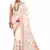 Cream heavy kashmiri resham embroidery georgette saree