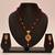 Anvi's uncut stones (small) and rubies pendent and earrings with ruby beads
