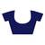 Kimisha women's navy blue georgette sequence saree with unstitched blouse piece