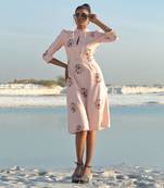 Carnation Pink Formal Knee-Length Dress