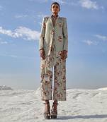 Laurel Green Jacket & Layered Pant Set