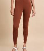 Hassu's women Honey single jersey solid slim fit ankle length legging