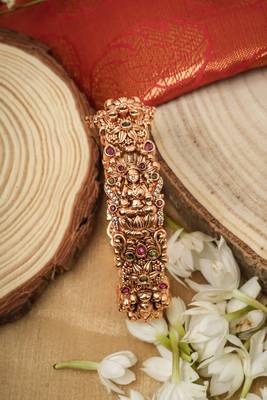 Gold Plated Laxmi Motif Bangles 2