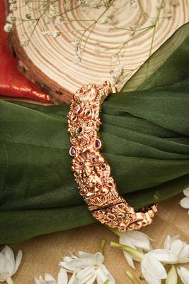 Gold Plated Laxmi Motif Bangles 3