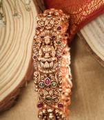 Gold Plated Laxmi Motif Bangles
