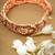 Gold Plated Laxmi Motif Bangles