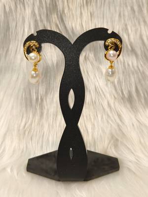 Mannat raj pearls & jewellers natural fresh water pearls hyderabad pearls earrings set 1