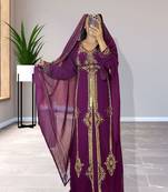 Purple Eid Kaftan for Women