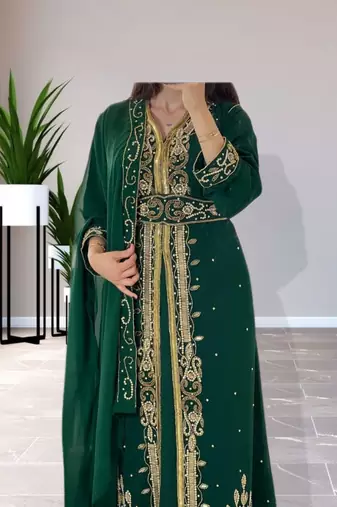 Sale Dress Moroccan Dubai Kaftan Wedding Bridesmaid African Abaya Gown Women Dress 086