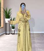 Sale Dress Moroccan Dubai Kaftan Wedding Bridesmaid African Abaya Gown Women Dress 087