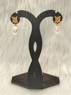 Mannat raj pearls & jewellers natural fresh water pearls hyderabadi pearls unique designer studs 1