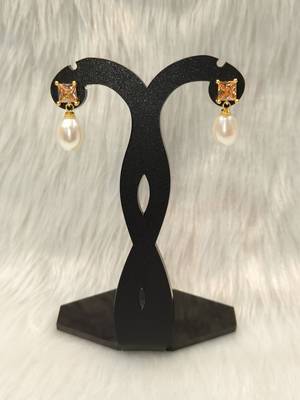 Mannat raj pearls & jewellers natural fresh water pearls hyderabadi pearls unique designer studs 5