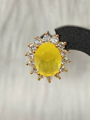 Mannat raj pearls & jewellers hyderabadi cubic zircon (cz) exclusive designer pendant set 4