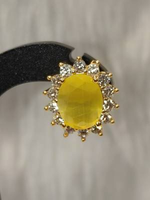 Mannat raj pearls & jewellers hyderabadi cubic zircon (cz) exclusive designer pendant set 5