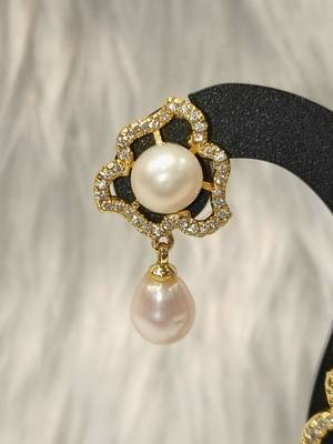 Mannat raj pearls & jewellers natural fresh water pearls hyderabadi pearls elegant designer pendant set 5