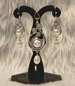 Mannat raj pearls & jewellers natural fresh water pearls hyderabadi pearls charming and designer pendant set