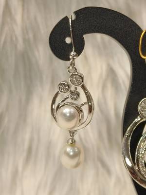 Mannat raj pearls & jewellers natural fresh water pearls hyderabadi pearls charming and designer pendant set 5