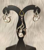 Mannat raj pearls & jewellers natural fresh water pearls hyderabadi pearls daily wear designer pendant set