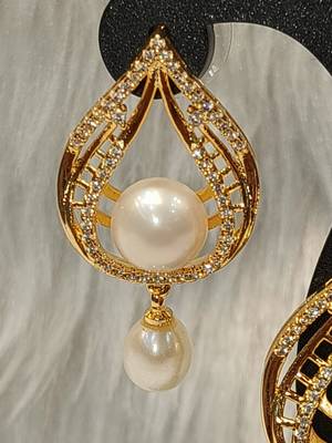 Mannat raj pearls & jewellers natural fresh water pearls hyderabadi pearls daily wear designer pendant set 5