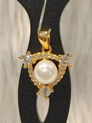 Mannat raj pearls & jewellers natural fresh water pearls hyderabadi pearls unique designer pendant set 3