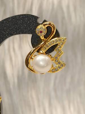 Mannat raj pearls & jewellers natural fresh water pearls hyderabadi pearls elegant designer pendant set 4