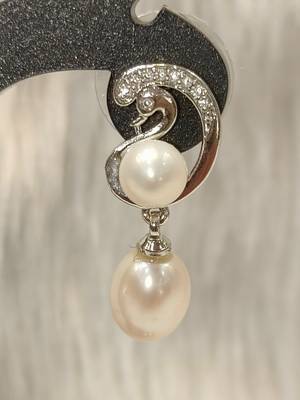 Mannat raj pearls & jewellers natural fresh water pearls hyderabadi pearls unique designer pendant set 4
