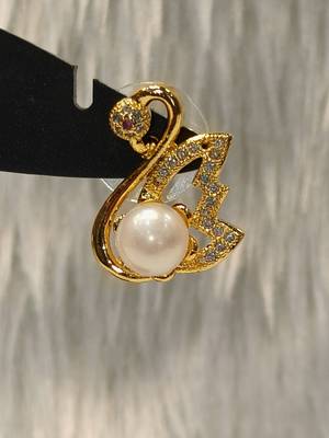 Mannat raj pearls & jewellers natural fresh water pearls hyderabadi pearls beautiful designer pendant set 4
