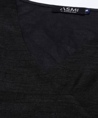 Black Silk Kaftan Dress 3