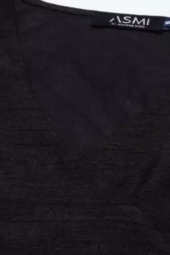 Black Silk Kaftan Dress