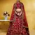 fascinating red embroidered silk bridal lehenga set choli with dupatta with dupatta