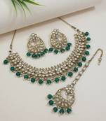 traditional foral choker necklace jewellery earrings set for women/girls 