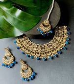 traditional foral choker necklace jewellery earrings set for women/girls