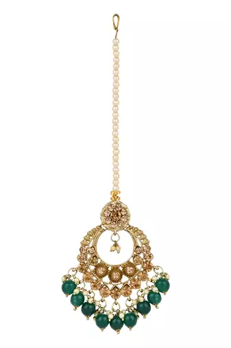 traditional kundan pearl choker necklace jewellery & earrings set for women girls