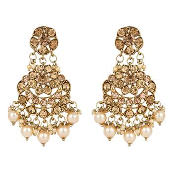 traditional handcrafted choker necklace with jhumki earrings & maang tikka set for women/girls 3