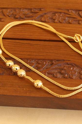 Gold platted moppu chain