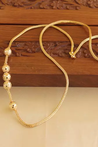 Gold platted moppu chain