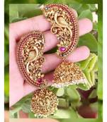 Indian bollywood bhubali jumka earring set