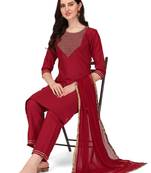 Flute fashion embroidery kurta sets for women