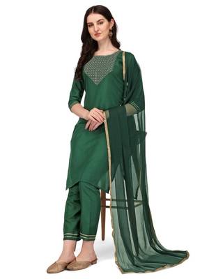 Flute fashion embroidery kurta sets for women 2