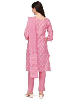 Flute fashion printed kurtaset designs for female 4