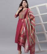 Flute fashion embroidered kurtaset for women