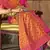 Elora Soft Silk Jacquard Faux Banarasi Weaving Saree For WomenOrange  