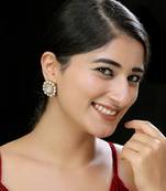 Faux polki kundan studs