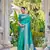 Green Women Silk Blend Woven Design Saree with Blouse For Women
