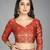 Red colour vichitra silk saree with jacquard blouse