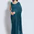 Teal Sequins Work Party Wear Georgette Saree