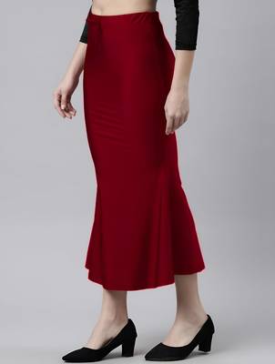 Four way super soft lycra fishcut fully stretchable skirts for girls and women 3
