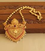 Geru polish temple necklace