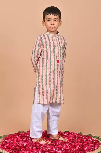 Bourbon printed kurta set