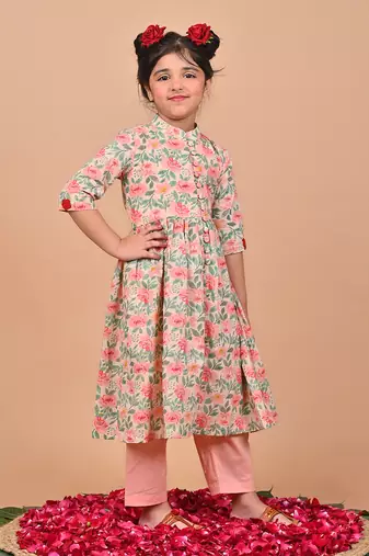 Honey printed cape set